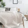 Plaid grosses mailles Chunky 120 x 150 cm