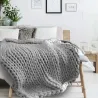 Plaid grosses mailles Chunky 120 x 150 cm