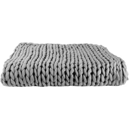 Plaid grosses mailles Chunky 120 x 150 cm