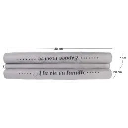 Bas de porte double La vie en famille