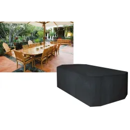 Housse de protection salon de jardin rectangulaire 10 places