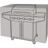 Housse de protection barbecue rectangulaire