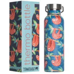 Thermos inox coloré paresseux 600 ml