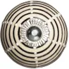 Boutons de porte rond avec cercles (Lot de 2)