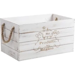 Caisse en Bois Mes Produits ma région