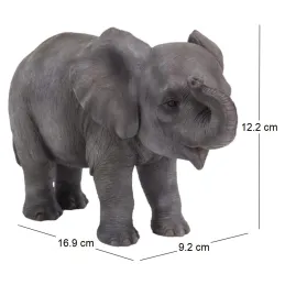 Bébé élephant en résine 12 cm