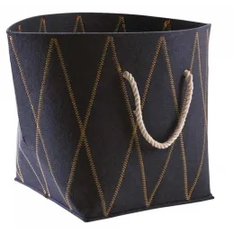 Sac de rangement en feutrine losanges