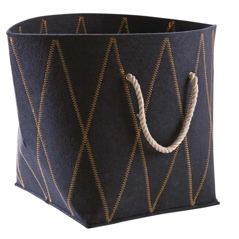 Sac de rangement en feutrine losanges