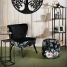 Pouf en velours