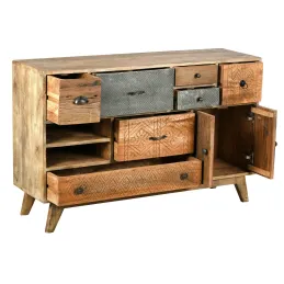 Commode en manguier et métal Zouma