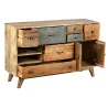 Commode en manguier et métal Zouma