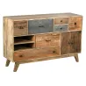 Commode en manguier et métal Zouma