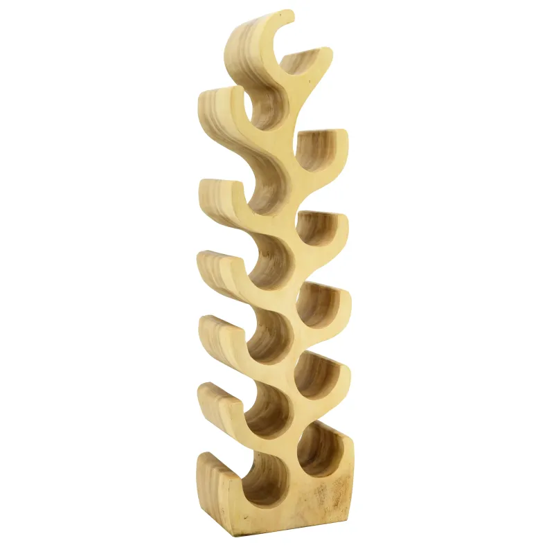 Porte-bouteilles en bois de suar