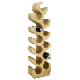 Porte-bouteilles en bois de suar