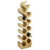 Porte-bouteilles en bois de suar