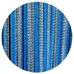 Rideau de porte en PVC bleu Rimini