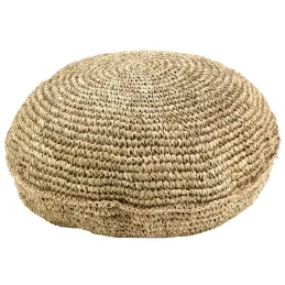 Pouf en sisal naturel