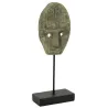 Masque Bali sur socle en teck recyclé