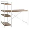 Bureau en métal et plaquage pin Charlie
