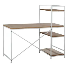 Bureau en métal et plaquage pin Charlie