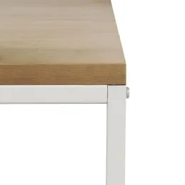 Bureau en métal et plaquage pin Charlie