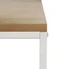 Bureau en métal et plaquage pin Charlie