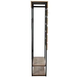 Vestiaire en métal et en bois