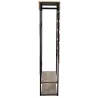 Vestiaire en métal et en bois