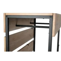 Vestiaire en métal et en bois