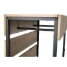Vestiaire en métal et en bois