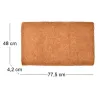 Paillasson épais en fibres de coco rectangulaire