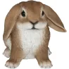 Lapin assis en résine 14 cm (Lot de 2)