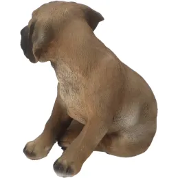 Chiot dogue allemand assis en résine