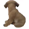 Chiot dogue allemand assis en résine