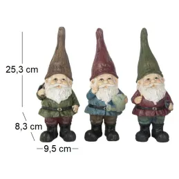Lot nains de jardin assortis en résine