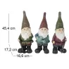 Nain de jardin assortis en résine (Lot de 3)