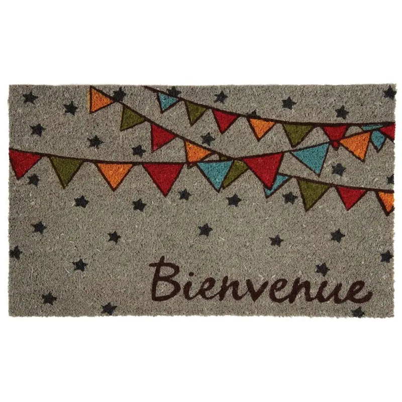 Paillasson coco teintée 75 x 45 cm