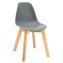 Chaise enfant polypropylène et bois