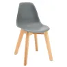 Chaise enfant polypropylène et bois