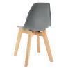 Chaise enfant polypropylène et bois