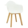 Fauteuil enfant en polypropylène et bois