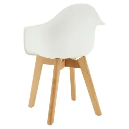 Fauteuil enfant en polypropylène et bois