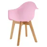 Fauteuil enfant en polypropylène et bois