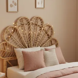 Tête de lit en rotin naturel Sola