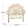 Tête de lit en rotin naturel Sola