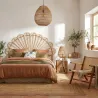 Tête de lit en rotin naturel Sola