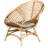 Fauteuil en rotin naturel  ajouré