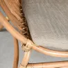 Fauteuil en rotin naturel  ajouré