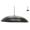 Grande suspension en métal mat