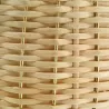 Suspension goutte en rotin naturel